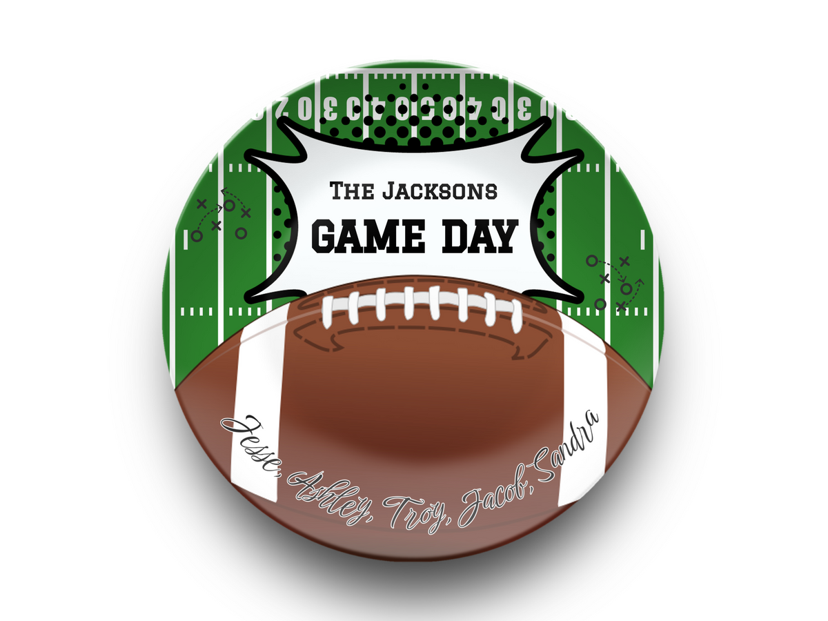 Game Day Names Plate