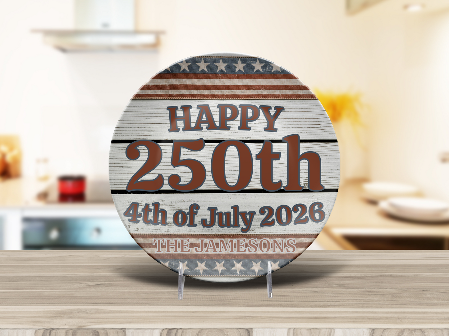 Happy 250th Name Plate