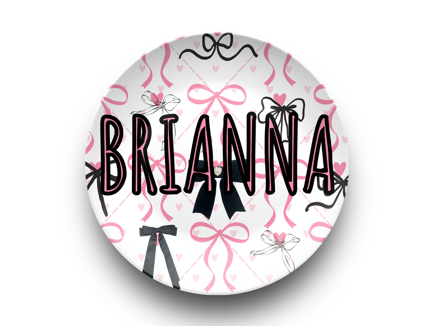 Coquette Bows Name Plate