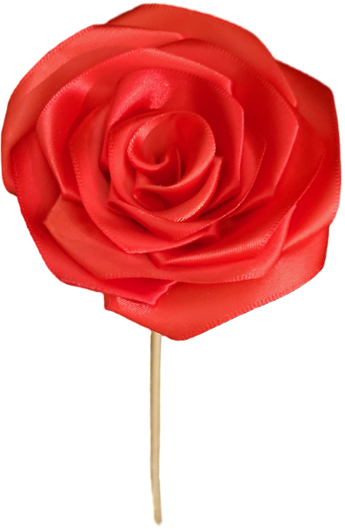 eternal forever satin ribbon pre made rose handmade