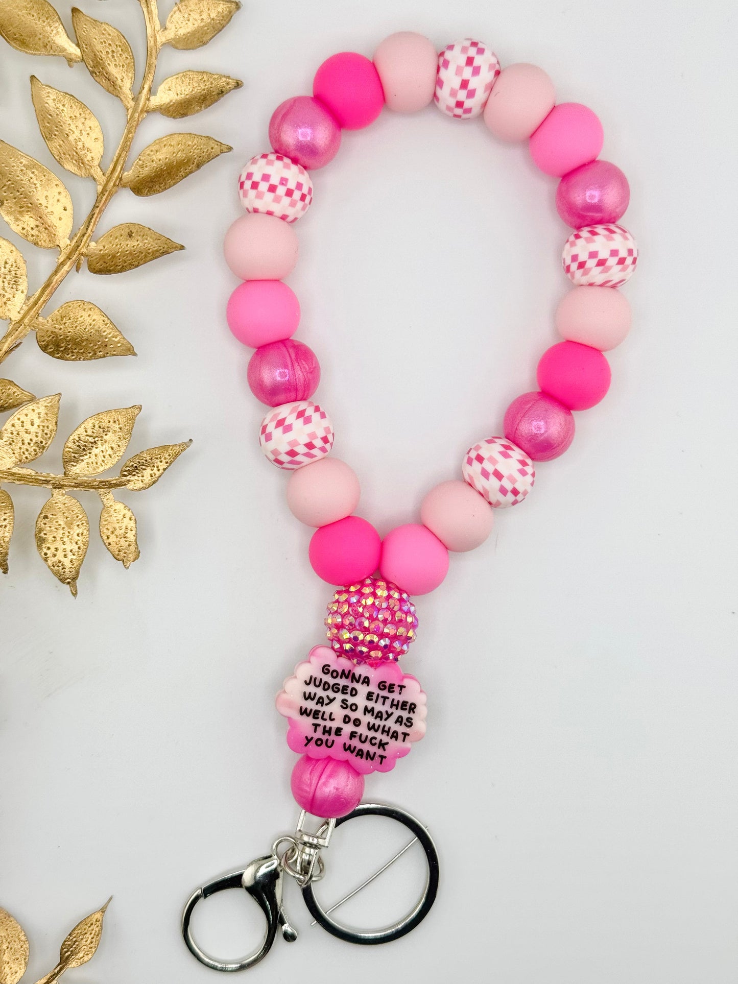 Teardrop Wristlet - Gonna Get Judged Anyways (M&H)