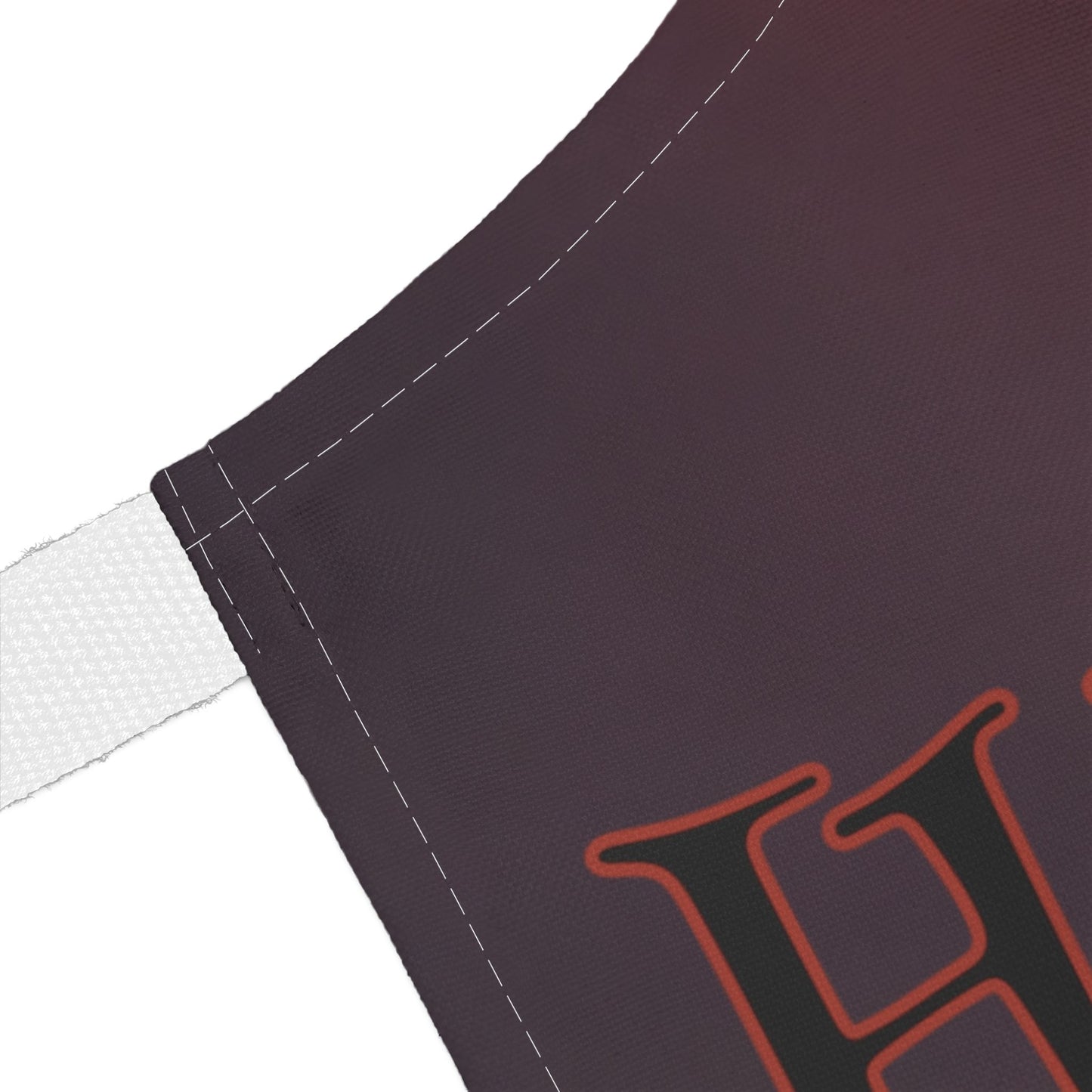 Happy Halloween Moon House Name Apron