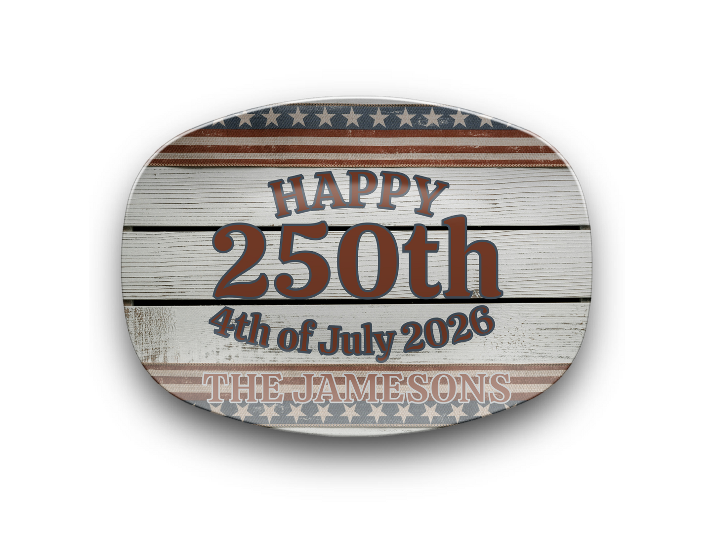Happy 250th Name Platter
