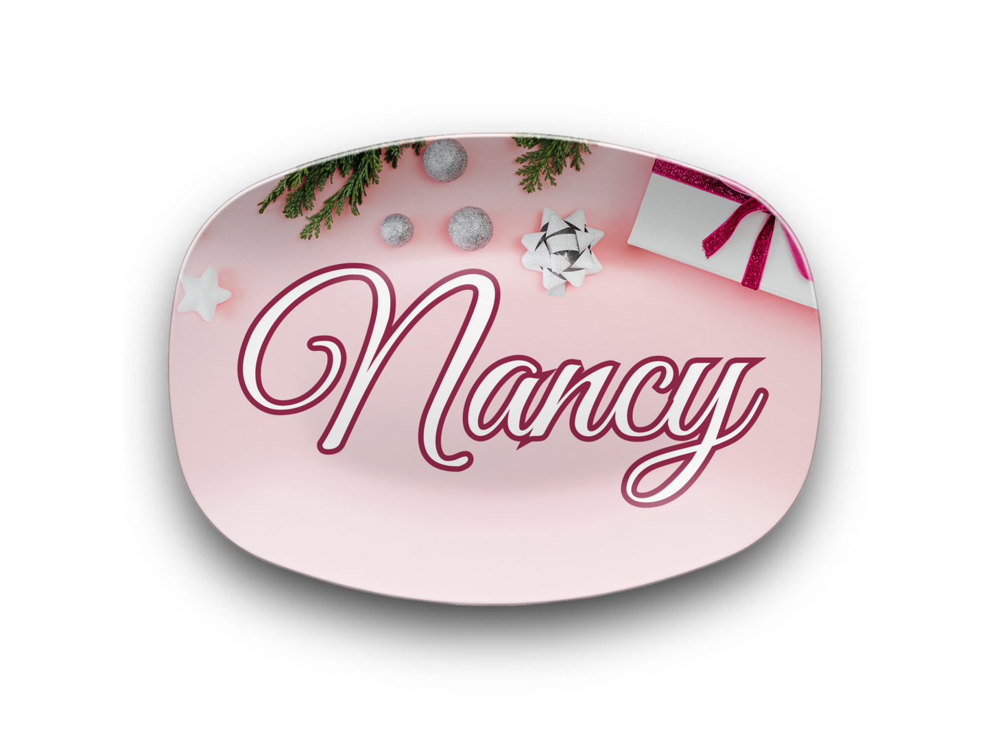 Pink Gift Name Platter