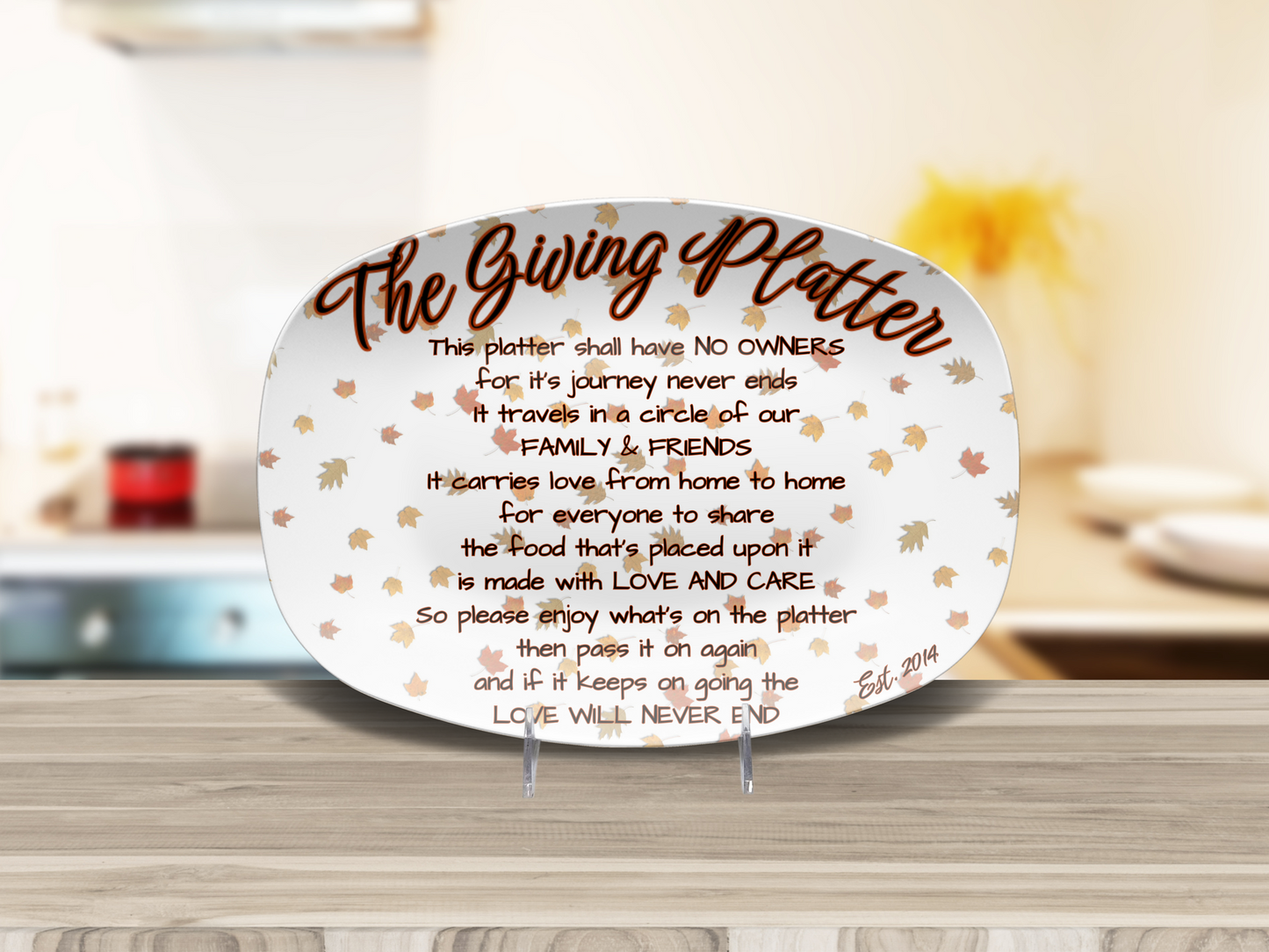 The Giving Est Year Platter