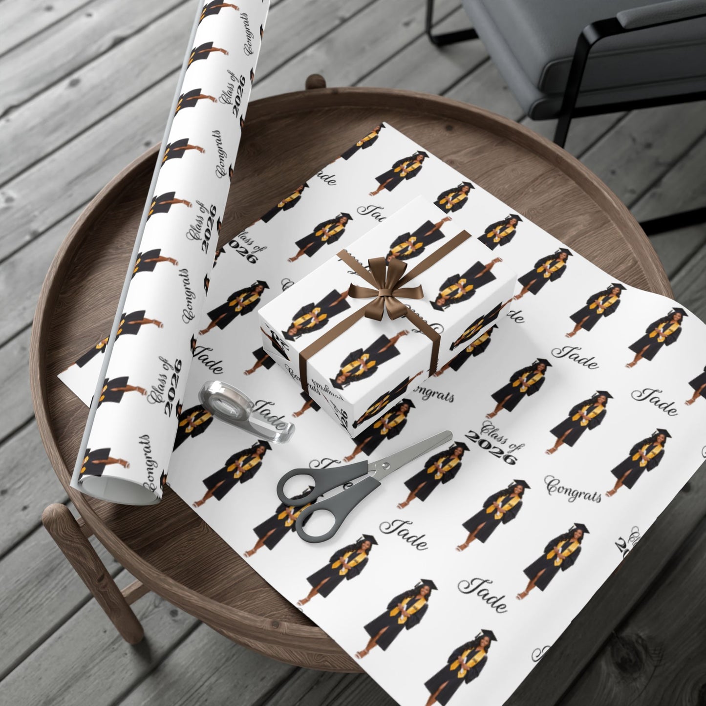 Grad Gift Wrap Paper