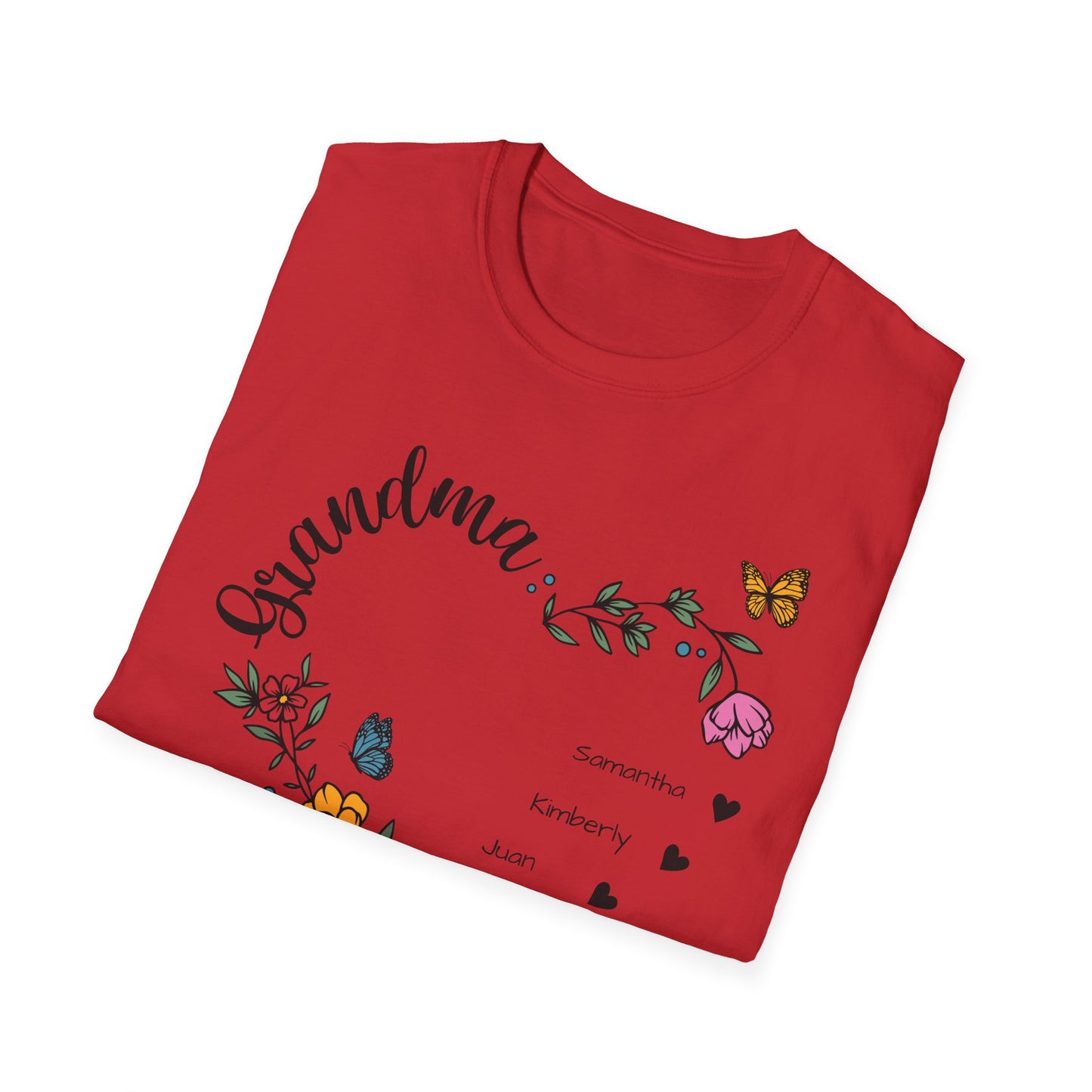 Grandma Hearts Unisex Softstyle T-Shirt