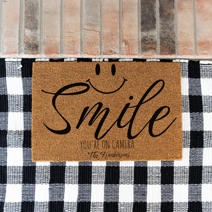 Smile Name Doormat - UV Printed