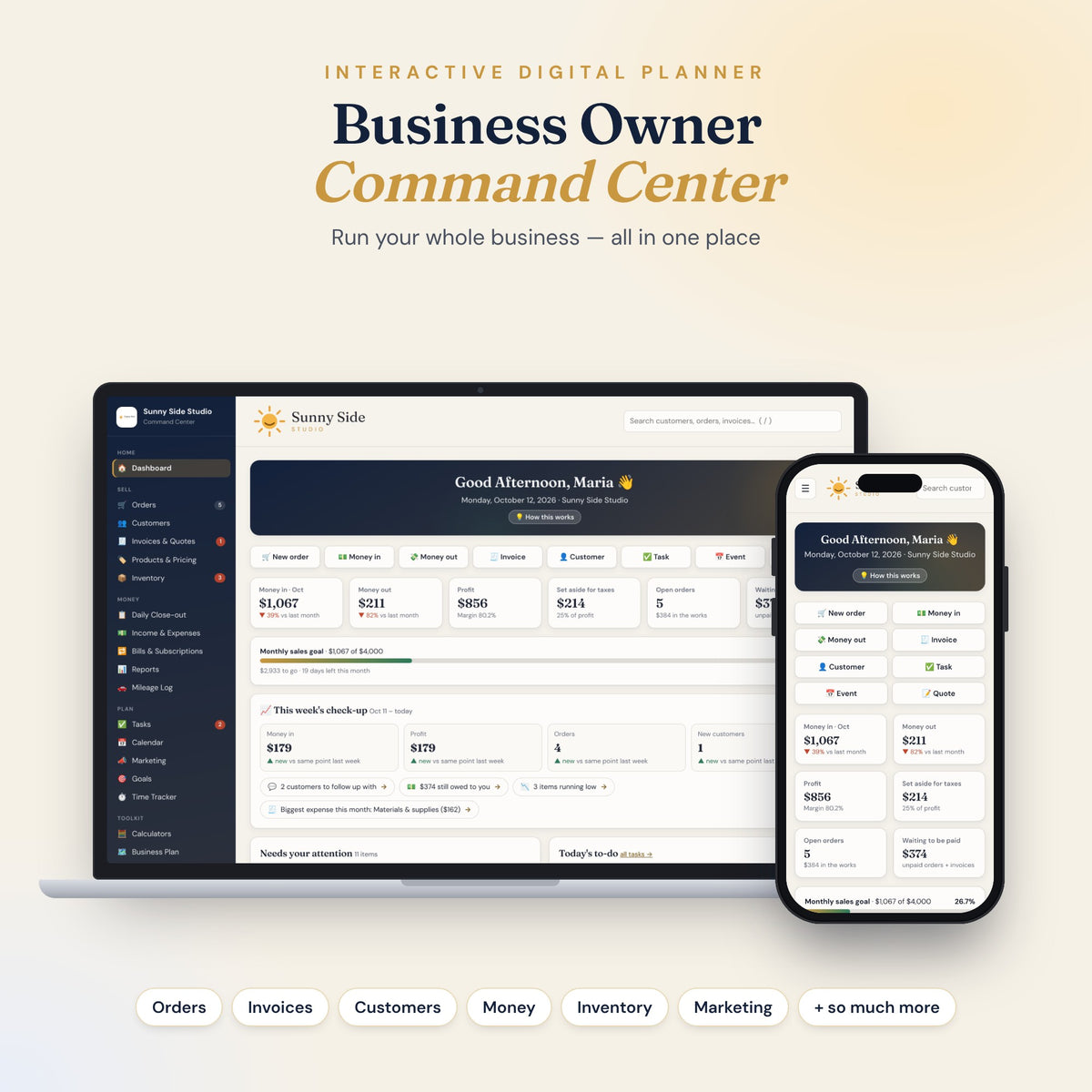 Business Owner Command Center
