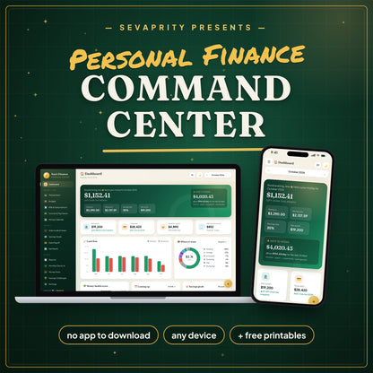 Personal Finance Command Center