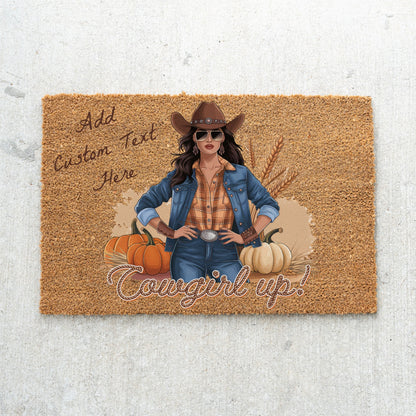 Cowgirl UP Doormat