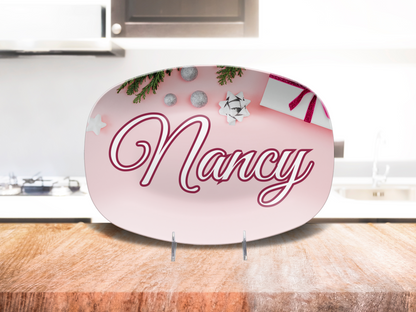 Pink Gift Name Platter