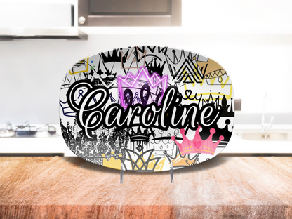 Crowns Name Platter