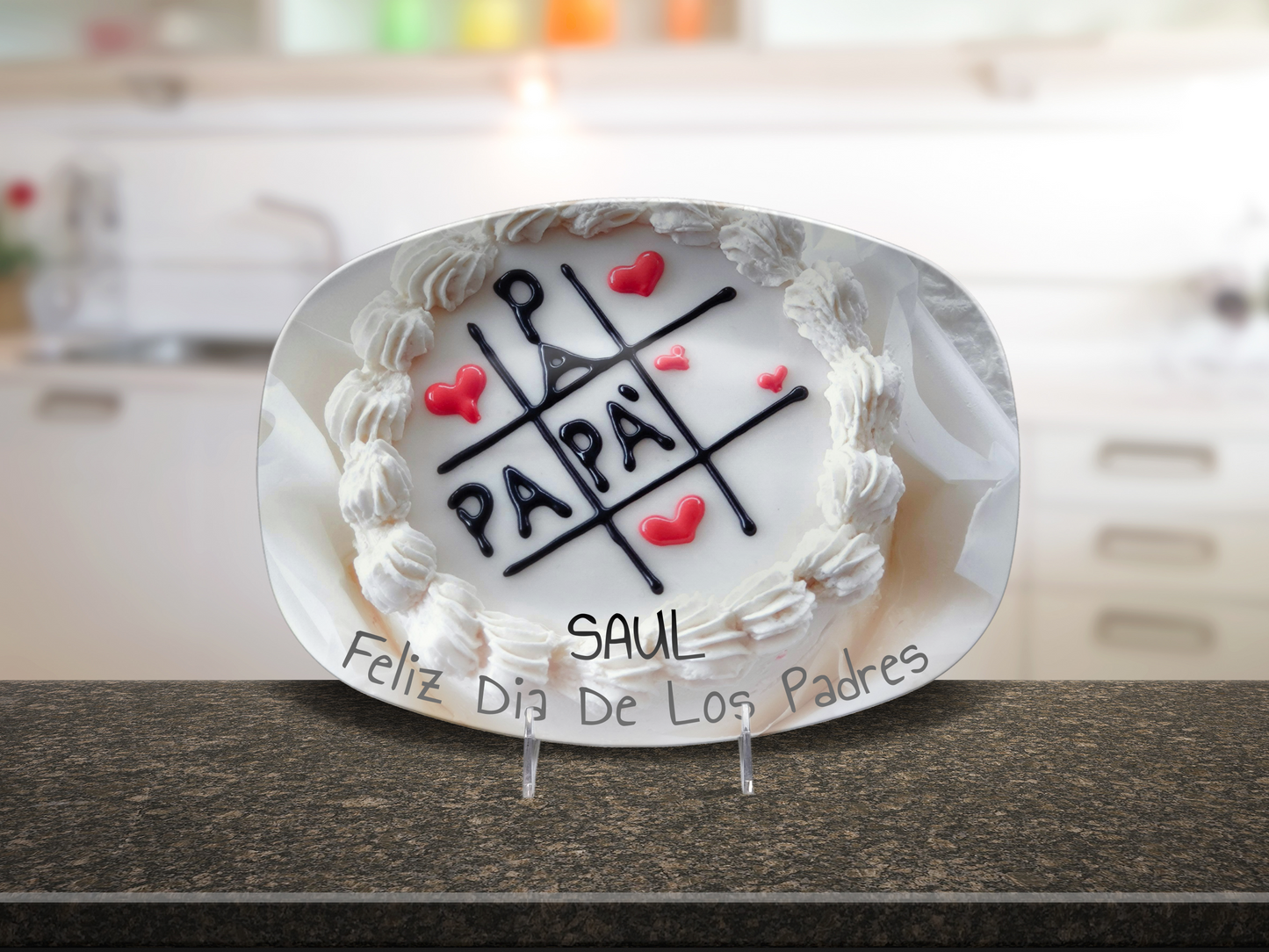 TTT Papa Name Platter