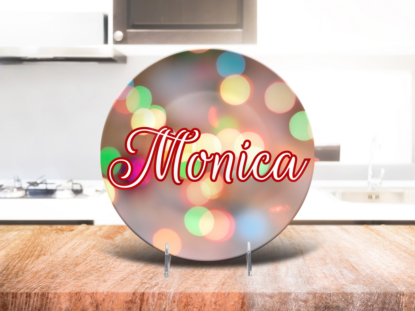 Blurred Lights Name Plate