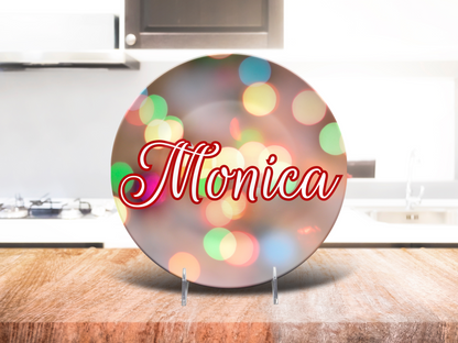Blurred Lights Name Plate
