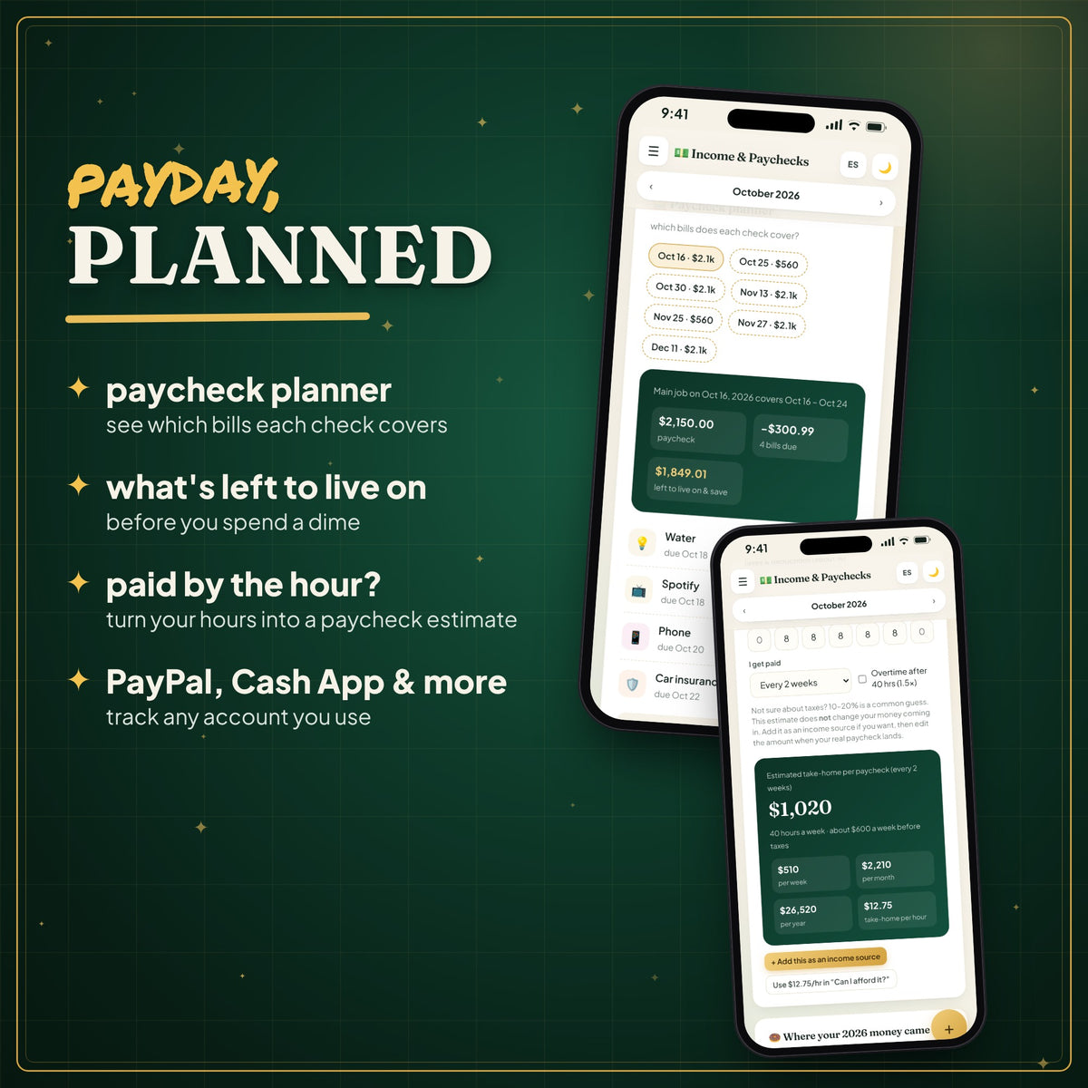 Personal Finance Command Center