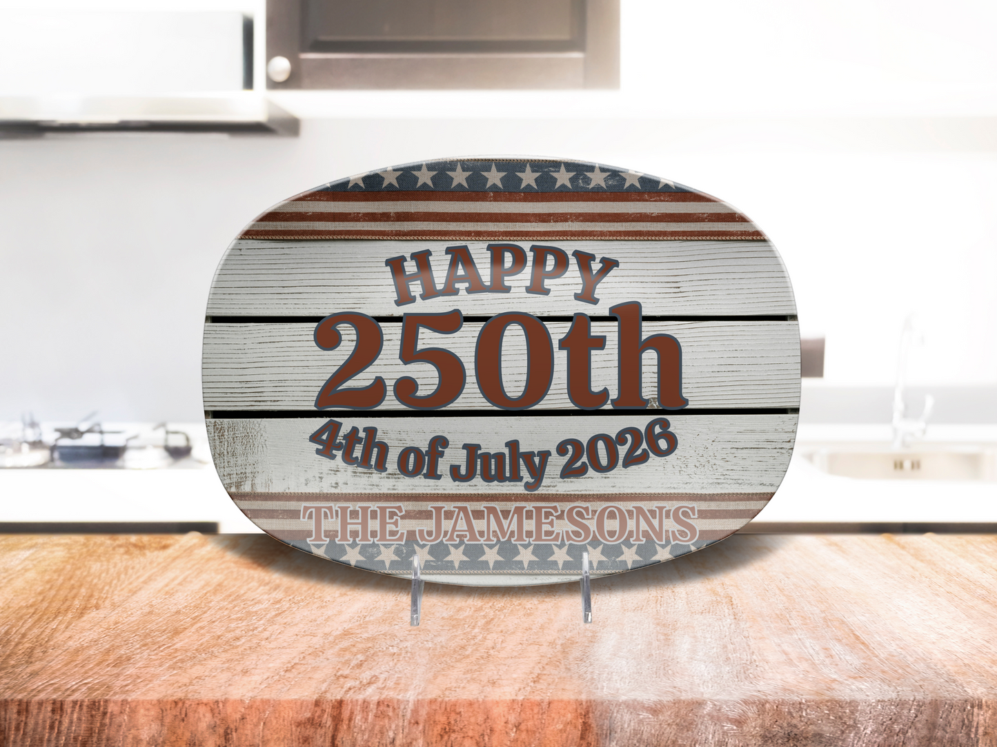 Happy 250th Name Platter