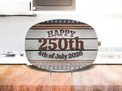 Happy 250th Name Platter