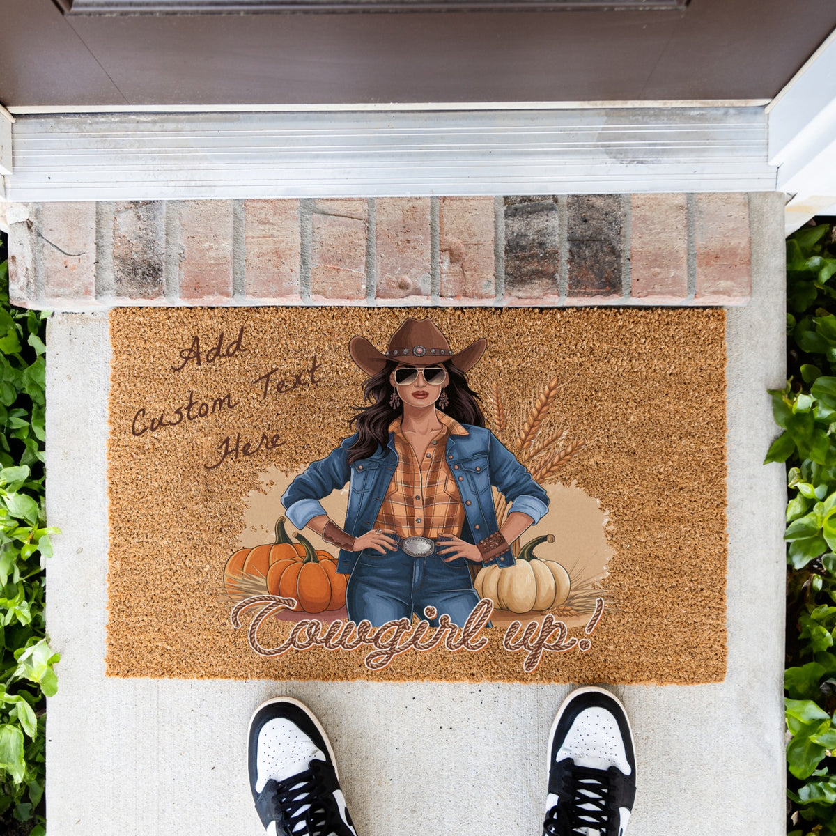 Cowgirl UP Doormat