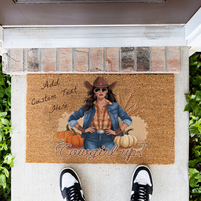 Cowgirl UP Doormat