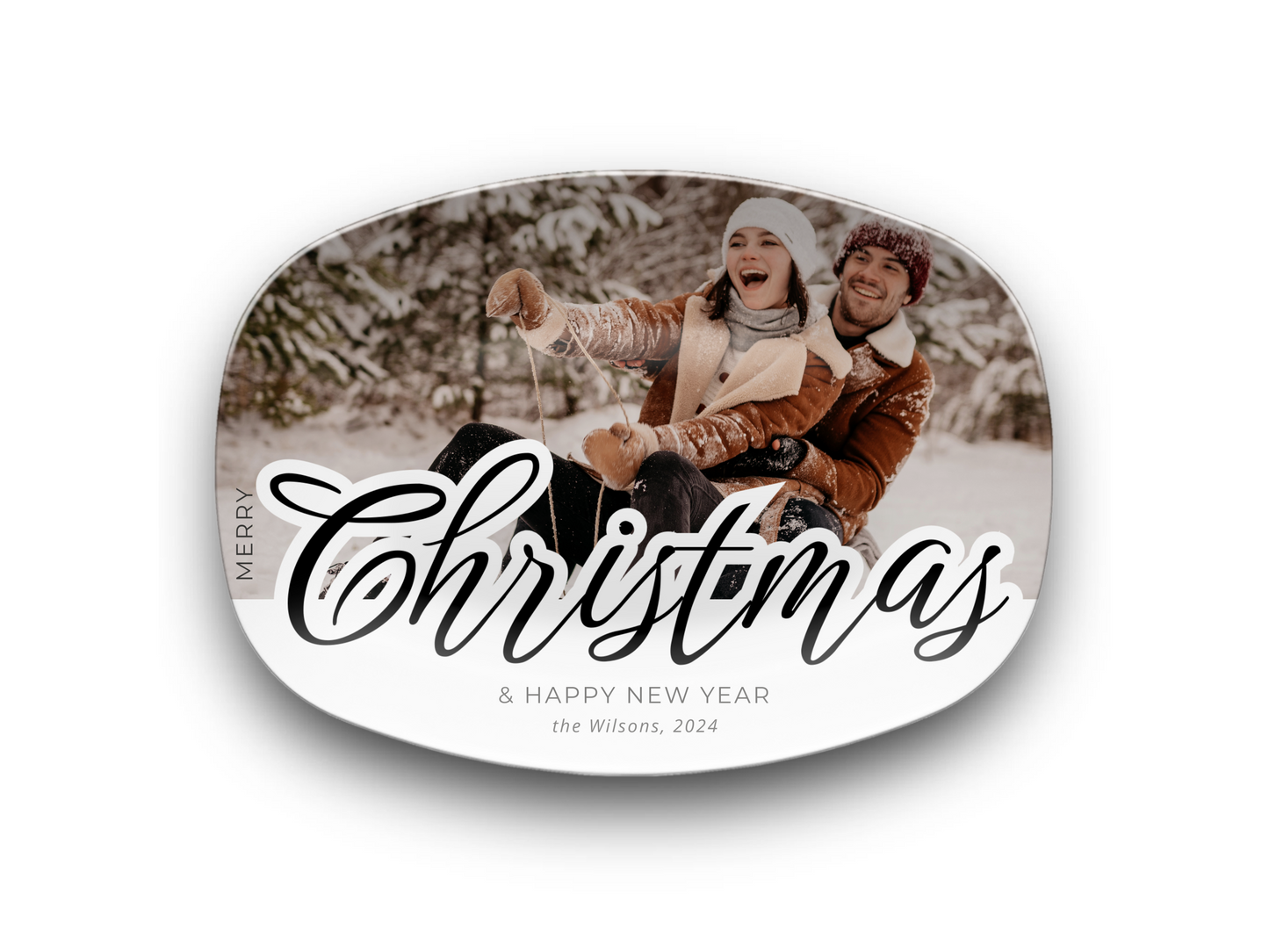 Christmas & New Year Name Platter