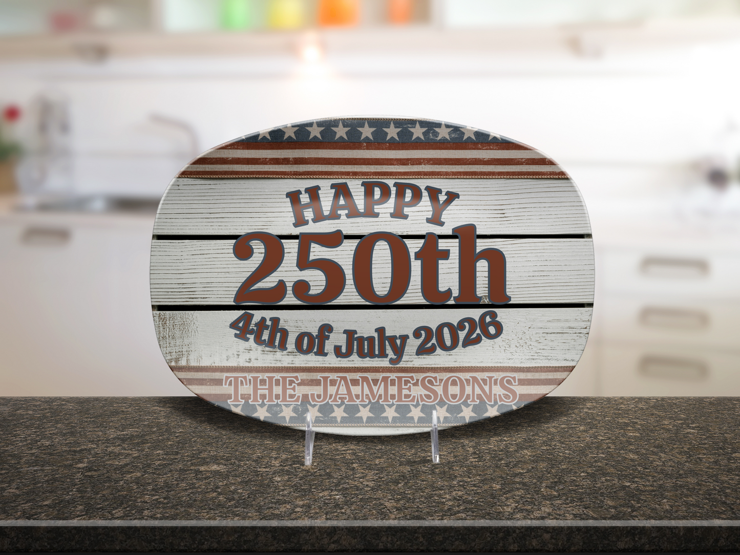 Happy 250th Name Platter