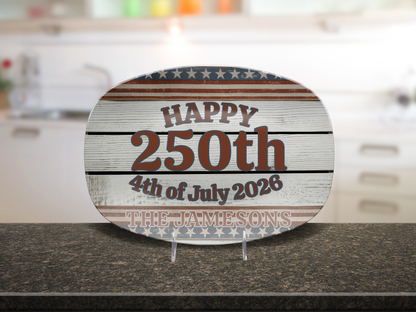 Happy 250th Name Platter