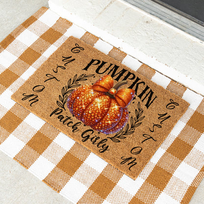Pumpkin Patch Girly Names Doormat