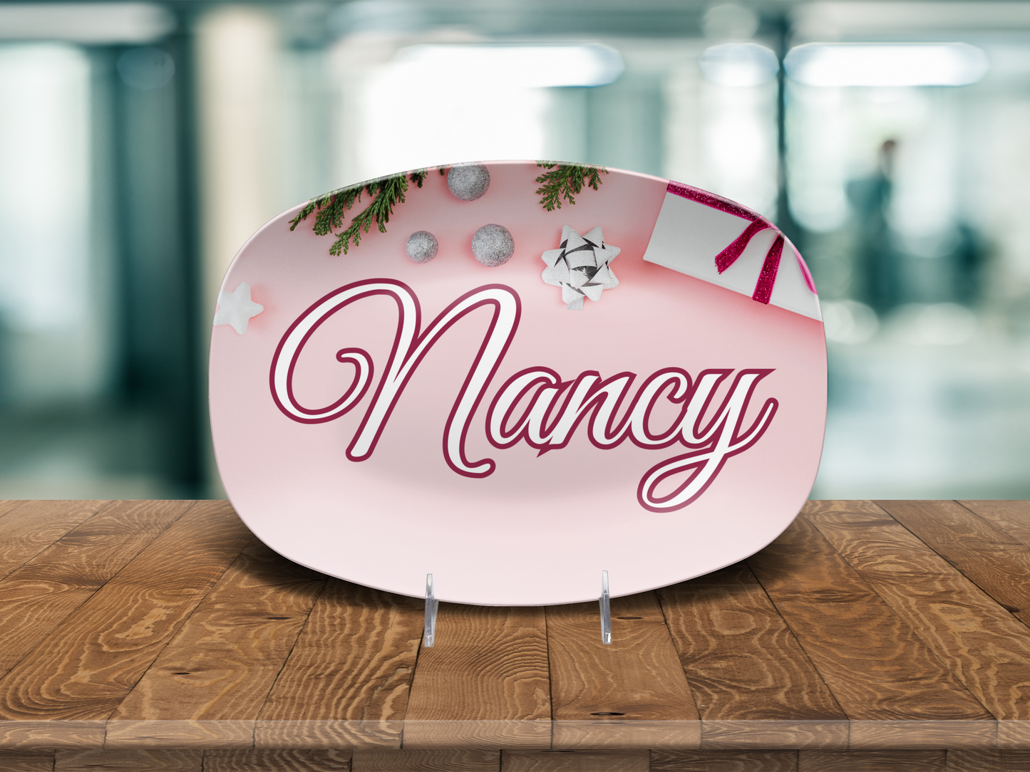 Pink Gift Name Platter