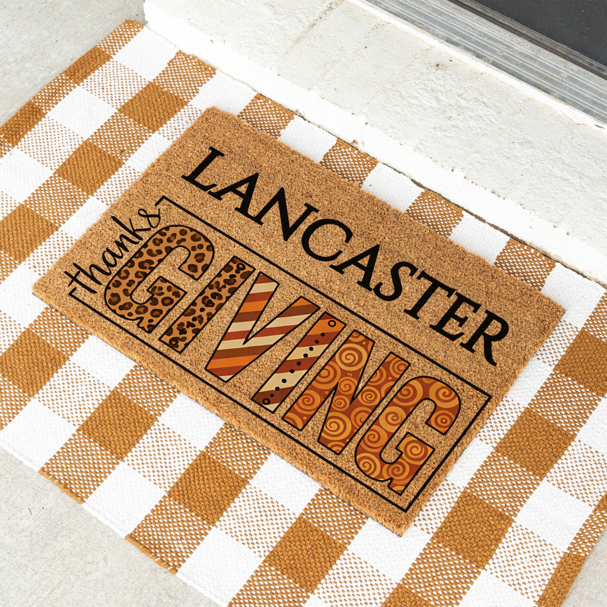 Name Thanksgiving Doormat