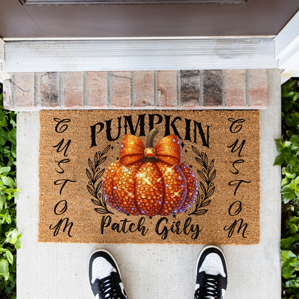 Pumpkin Patch Girly Names Doormat