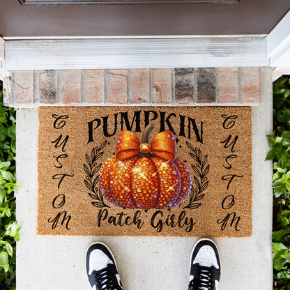 Pumpkin Patch Girly Names Doormat