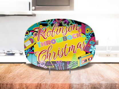 Throwback Christmas Name Platter