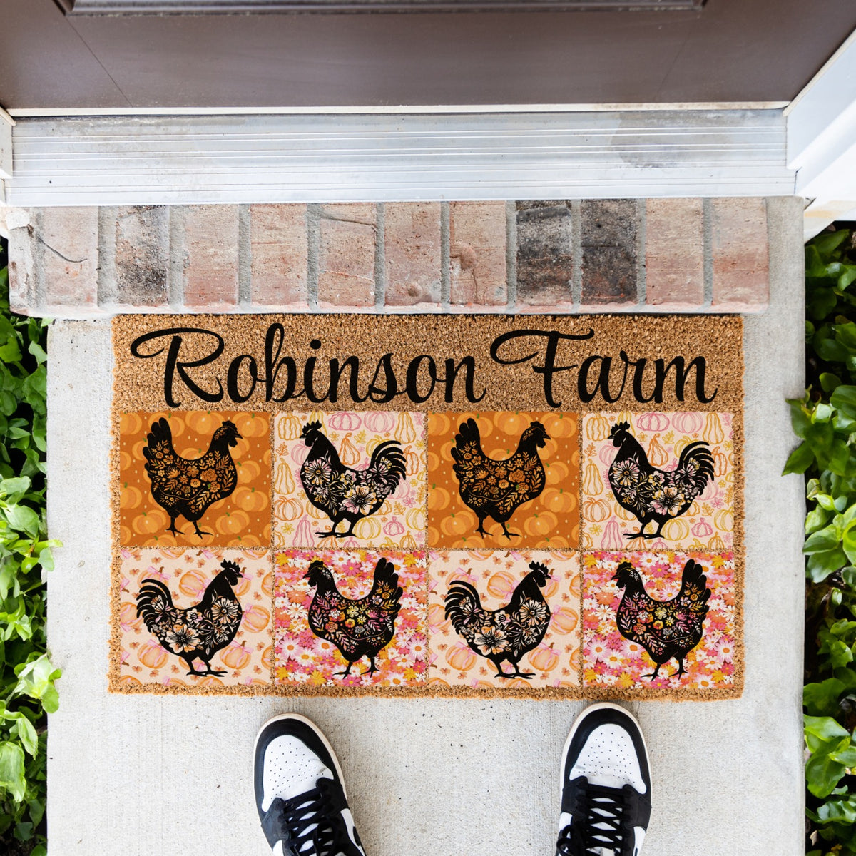 Chickens Name Doormat
