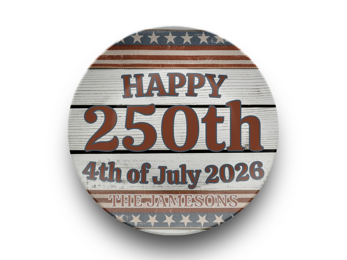 Happy 250th Name Plate