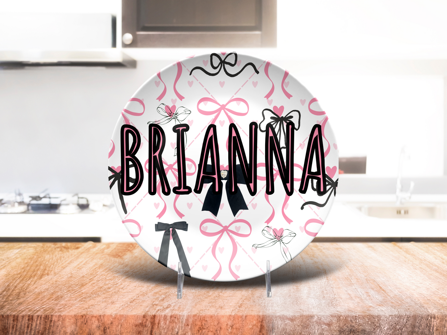 Coquette Bows Name Plate