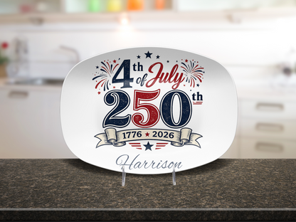 4th 250th Name Platter