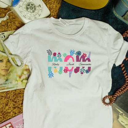 Floral Mom Unisex Softstyle T-Shirt