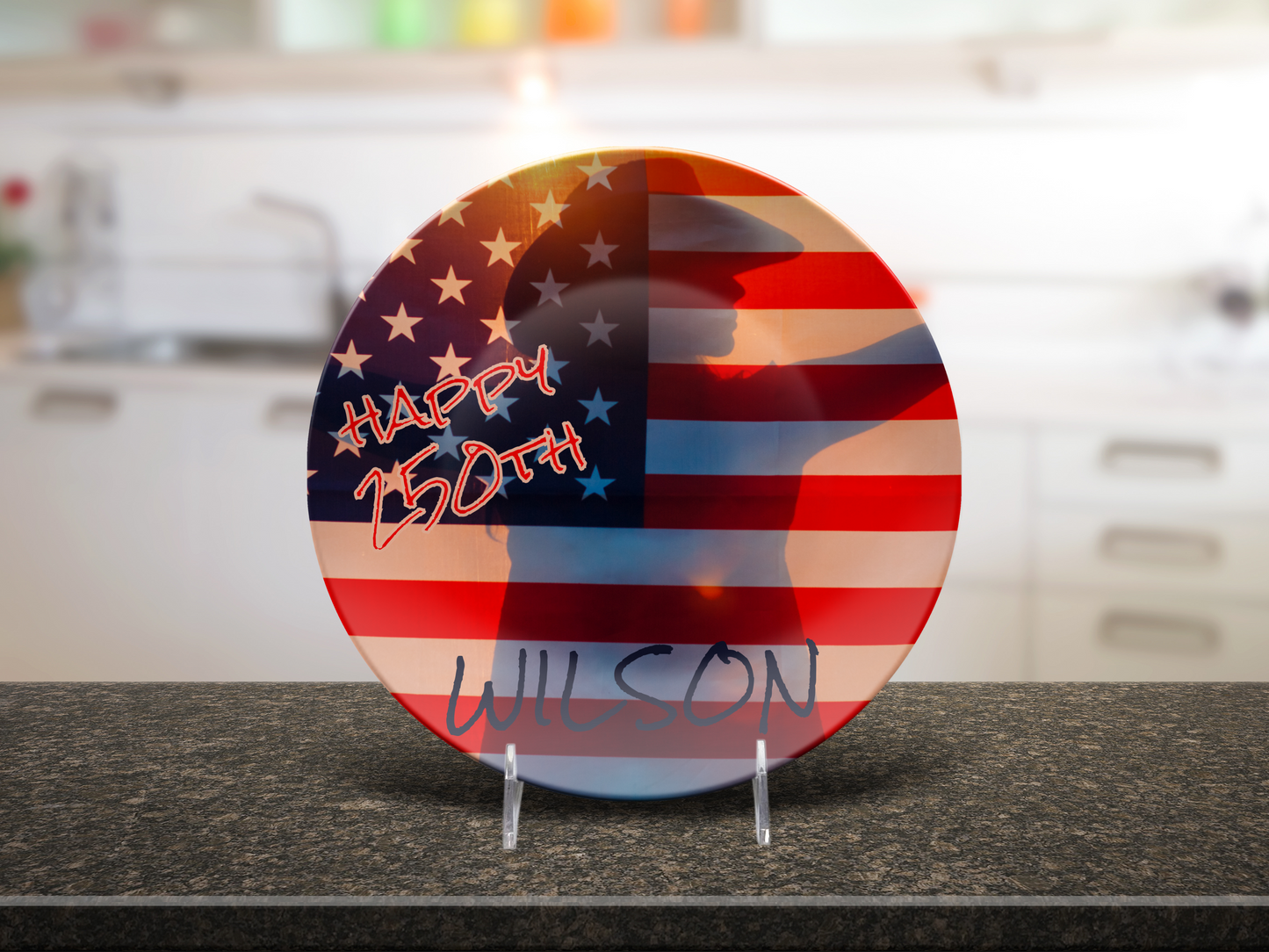 Western Flag Name Plate