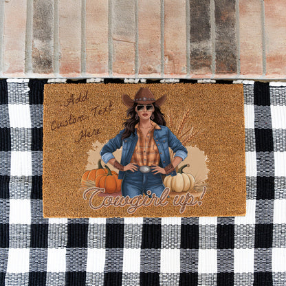Cowgirl UP Doormat
