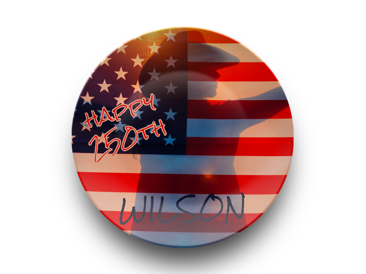 Western Flag Name Plate