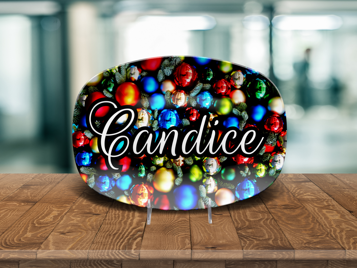 Ornaments Name Platter