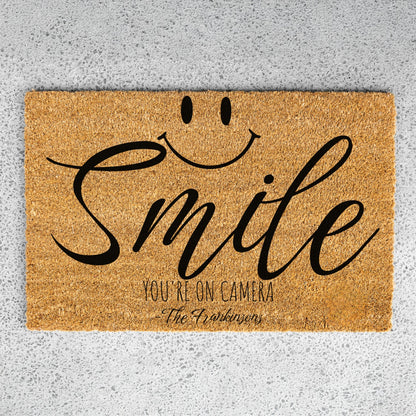 Smile Name Doormat - UV Printed