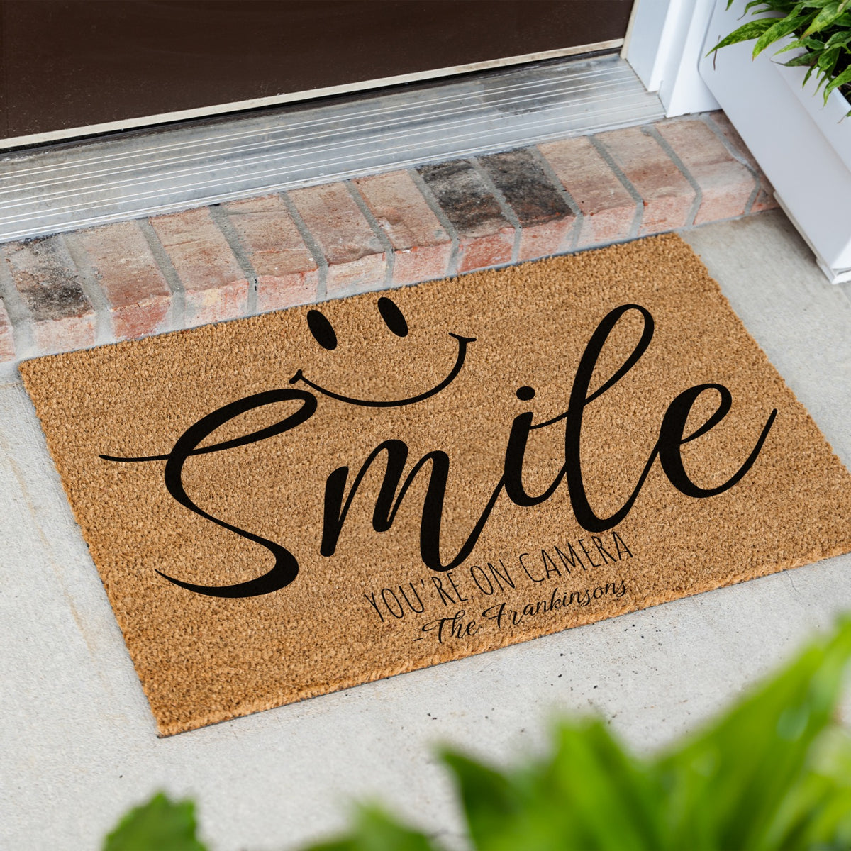 Smile Name Doormat - UV Printed
