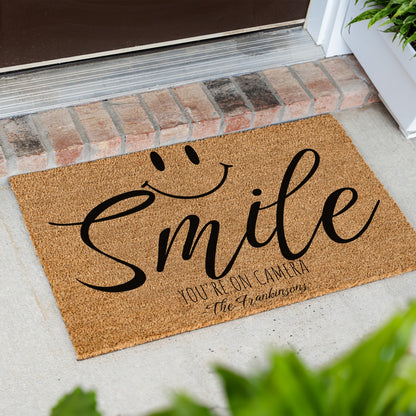 Smile Name Doormat - UV Printed