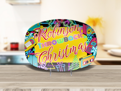 Throwback Christmas Name Platter