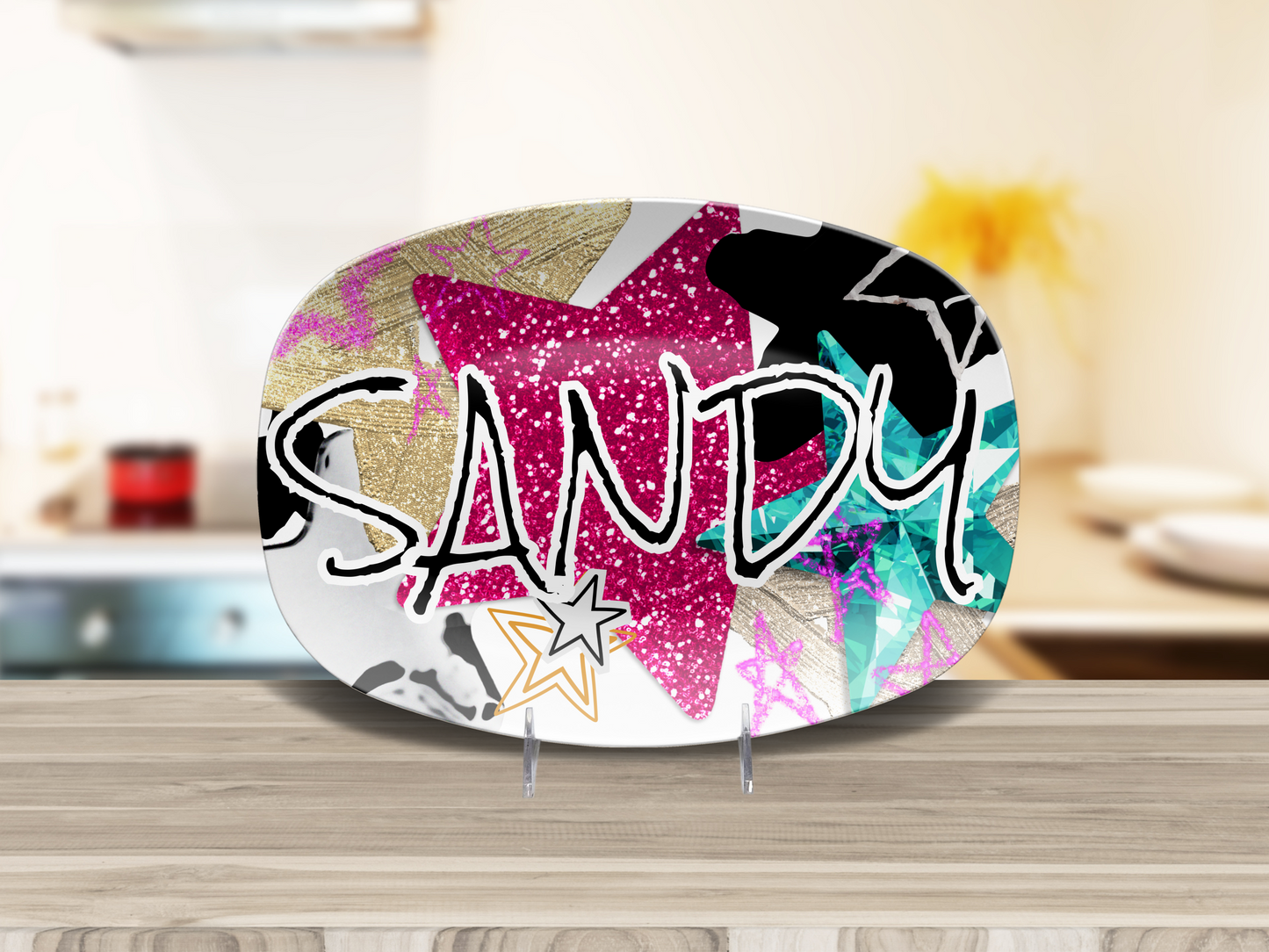 Bright Stars Name Platter