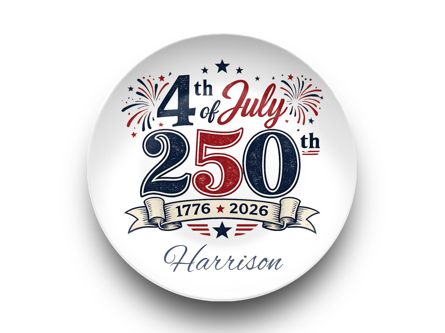 4th 250th Name Plate