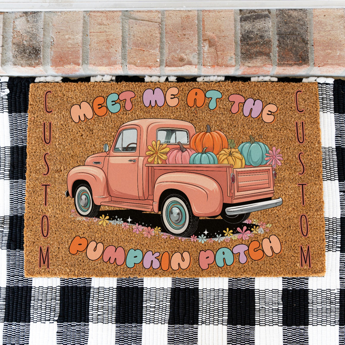 Meet Me At The Patch Names Doormat
